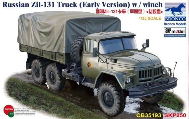 Bronco CB35193 Russian Zil-131 Truck (Early Version) w/ winch 1/35