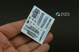 Quinta Studio QD+48480 Su-17M4/Su-22M4 3D-Printed &amp;amp; coloured Interior on decal paper (Hobby Boss) (with 3D-printed resin parts) 1/48 – imagen 4