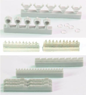 Pontos 21002F1 USS Missouri Iowa 1944 Advanced Add-on Set for Trumpeter 05399 kit – Bild 5