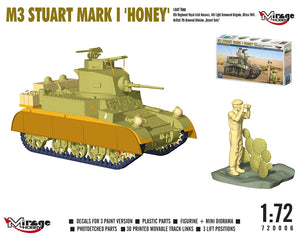 Mirage Hobby 720006 M3 Stuart Mk.I Honey Light Tank 1/72 – imagen 3