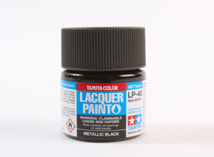 Tamiya 82140 LP-40 Metallic black 10ml – imagen 3