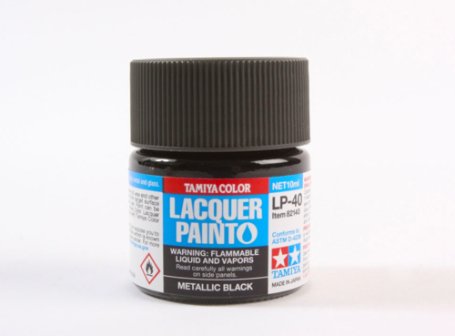 Tamiya 82140 LP-40 Metallic black 10ml – imagen 3