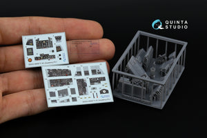 Quinta Studio QDS+48487 F-4C Phantom II 3D-Printed &amp;amp; coloured Interior on decal paper (Academy) (Small version) (with 3D-printed resin parts) 1/48 – imagen 2