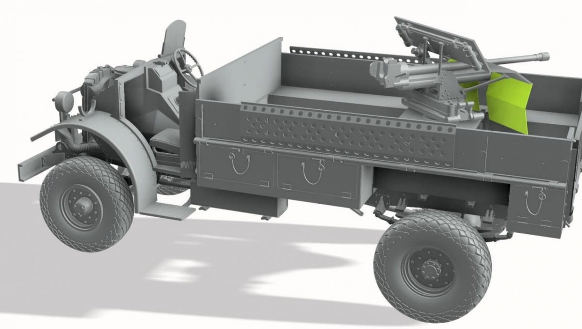 Camion Thunder Model 35312 LRDG CMP F30 avec canon Bofors MKI 37 mm Ordnance - Édition limitée bonus 1/35 – image 3