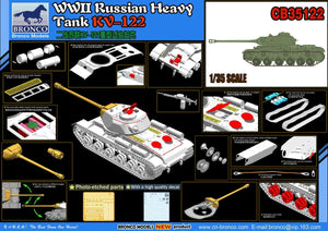 Bronco CB35122 WWII Russian Heavy Tank KV-122 1/35 – zdjęcie 2