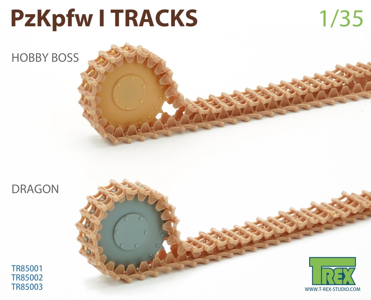 T-Rex Studio TR85001 PzKpfw I Tracks Early Type for Ausf.A 1/35 – imagen 3