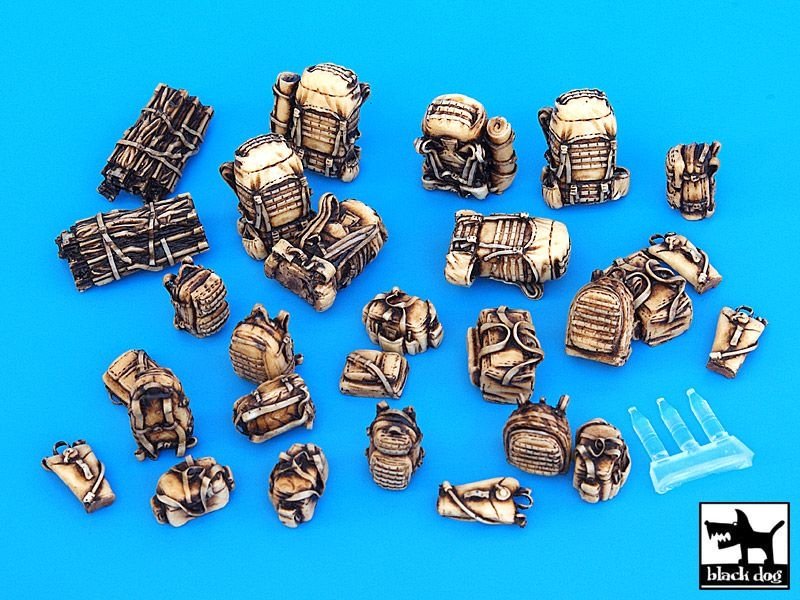 Black Dog T35037 US modern bags accessories set 1/35 – imagen 4