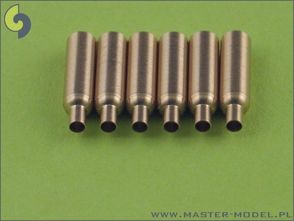 Master AM-48-025 P-40 EN - carénages avec tubes de souffle pour Browning .50cal (6 pièces) (1/48) 