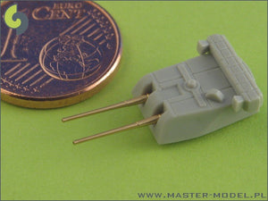 Master SM-700-008 IJN 20cm/50 (8&amp;quot;) 3rd Year Type No. 2 barrels - without blastbags (10pcs) - most IJN cruisers – immagine 3