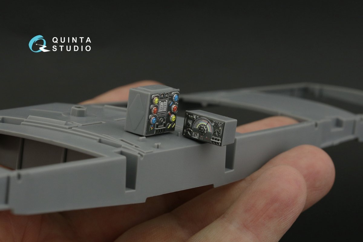 Intérieur imprimé en 3D et coloré sur papier décalcomanie Quinta Studio QDS-32170 DH Mosquito FB Mk.VI (Tamiya, petite version) 1/32 – image 5