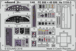 Eduard 49886 He 111H-3 nose interior ICM 1/48 – Bild 2