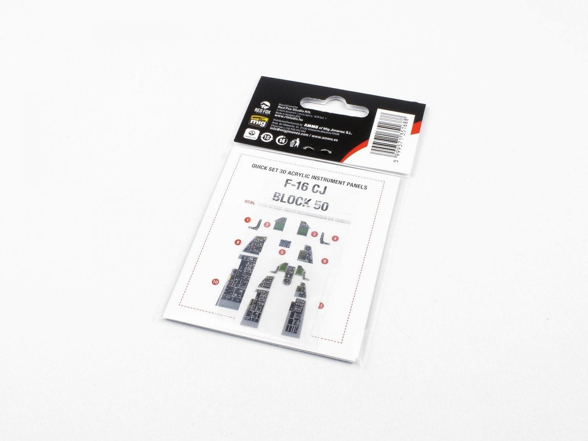Red Fox Studio QS-48019 F-16 CJ Block 50 Tamiya 1/48 – imagen 2