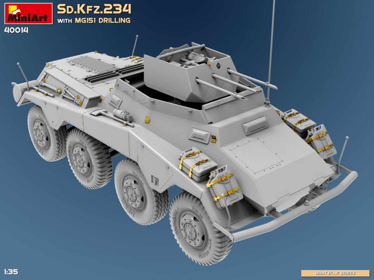 MiniArt 40014 Sd.Kfz.234 AVEC PERÇAGE MG151 1/35 – image 10