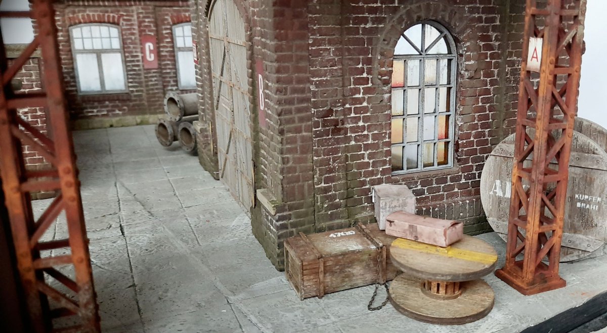 RT-Diorama 35286 Diorama-Base: &amp;quot;Factory Yard&amp;quot; 1/35 – imagen 8