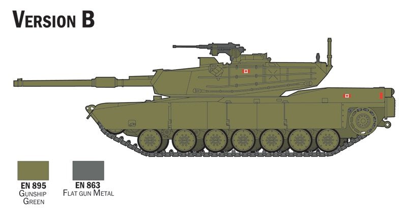 Italeri 72004 M1 Abrams - Complete Set For Modeling 1/72 – imagen 5
