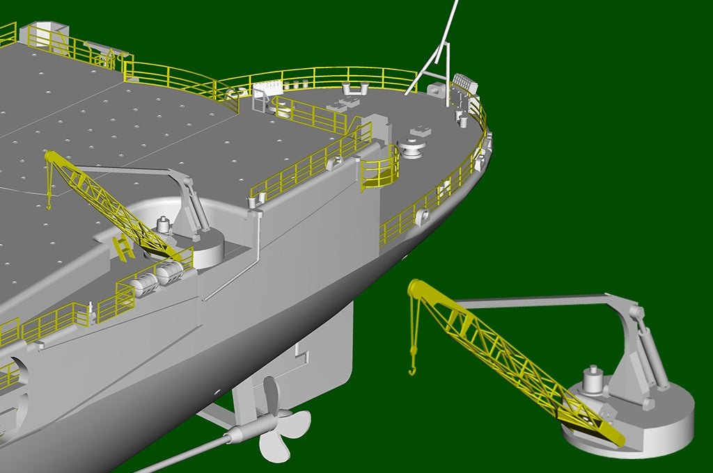 Trumpeter 05635 French Navy Helicopter Cruiser Jeanne dArc 2008 1/350 – immagine 13