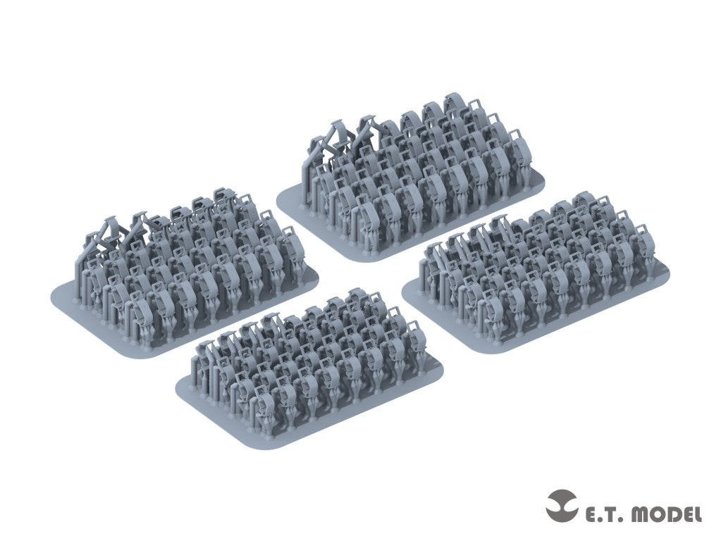 E.T. Model P35-277 WWII German Clamps (Type.1) 1/35 – immagine 2