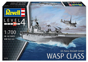 Revell 05178 Porte-avions d&amp;#39;assaut USS WASP CLASSE 1/700 – image 2