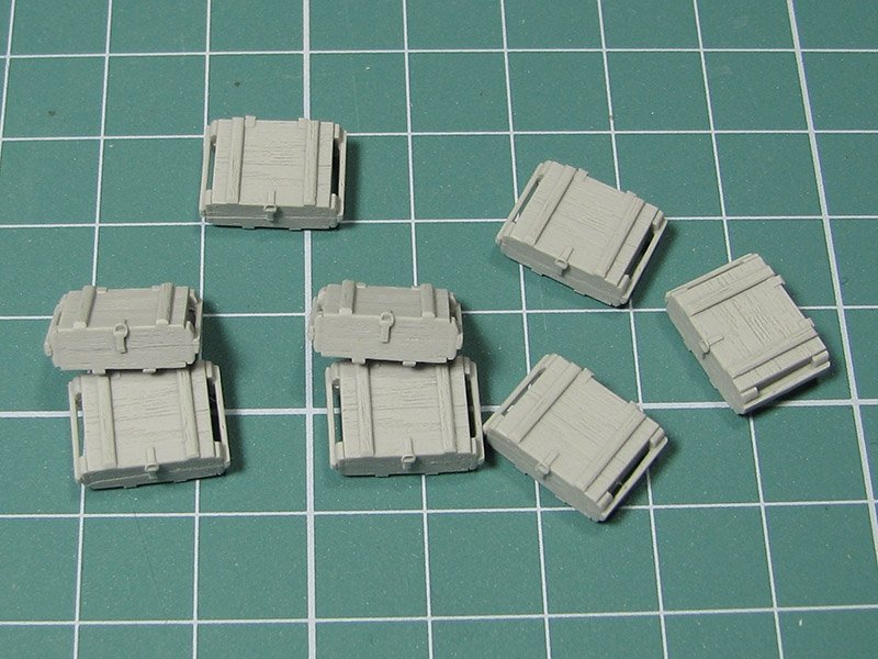 Eureka XXL E-035 Modern Russian Ammo Crates Type I for 7,62mm Ammo (for AK-47 Kalashnikov) 1/35 – imagen 4