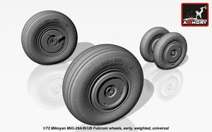 Armory Models AW72037 Mikoyan MiG-29A/B/UB Fulcrum weighted wheels, early 1/72 – Bild 3