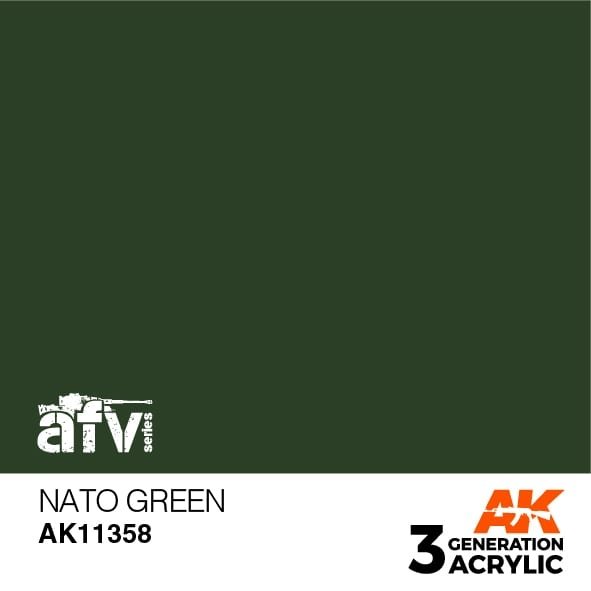 AK Interactive AK11358 Vert OTAN 17 ml