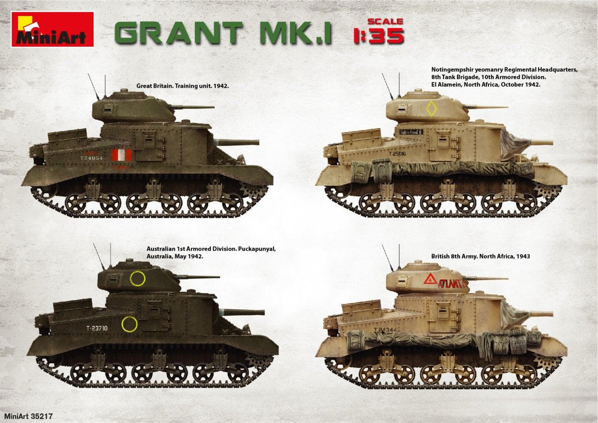 MiniArt 35217 Grant Mk.I w/interior 1/35 – immagine 22