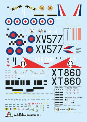 Italeri 1434 F-4 Phantom FG.1 1/72 – imagen 4