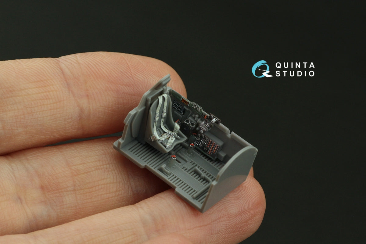 Quinta Studio QD72153 P-47D Thunderbolt Bubbletop 3D-Printed coloured Interior on decal paper (Tamiya) 1/72 – immagine 6