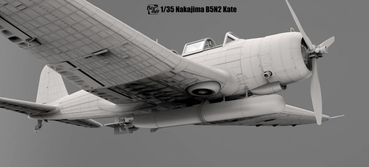 Border Model BF-005 Nakajima B5N2 Type 97 Carrier Attack Bomber &amp;quot;Kate&amp;quot; w/ Full interior 1/35 – zdjęcie 11