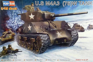 Hobby Boss 84805 U.S M4A3 (76W) TANK 1/48