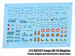 Special Hobby 72371 Fouga CM.170 Magister &amp;#39;French, Belgian &amp;amp; Irish Service&amp;#39; 1/72 – immagine 2