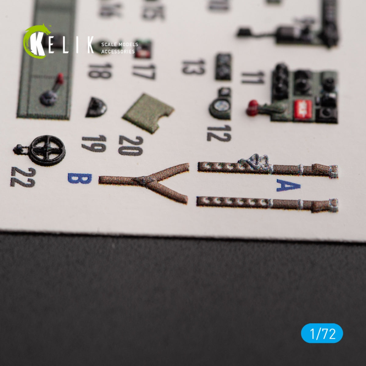 KELIK K72151 Bristol Beaufort Mk.1 - interior 3D decals for Airfix kit 1/72 – imagen 5