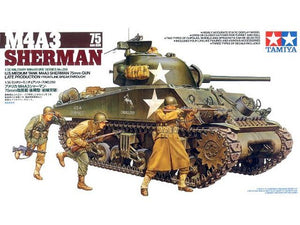 Tamiya 35250 U.S. Medium Tank M4A3 Sherman 75mm Gun Late Production 1/35