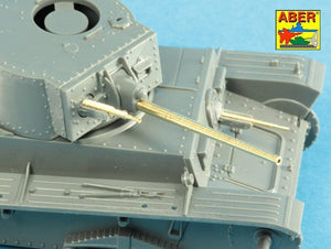 Aber 48L-31 German 3.7 cm KwK A 7 L/42 tank gun barrel for Pz.Kpfw. 38(t) (1/48) – image 3