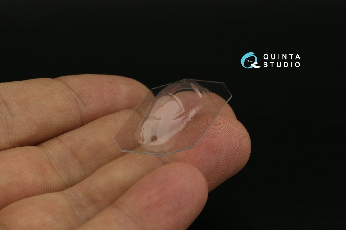 Quinta Studio QC72036 He 162 vacuumed clear canopy (Special Hobby) 1/72 – immagine 4