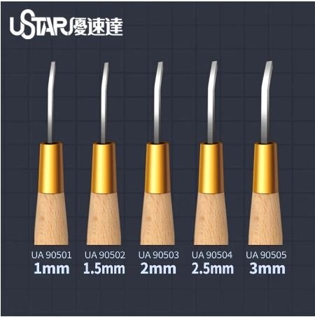 U-Star UA-90503 Flat Blade Knife 2 mm / Nóż z płaskim ostrzem 2 mm – imagen 2