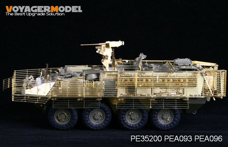 Voyager Model PE35200 Stryker M1126 w/Slat Armor (For AFV35126) include Slat Armor, Space Armor, Suspension cover 1/35 – Bild 2