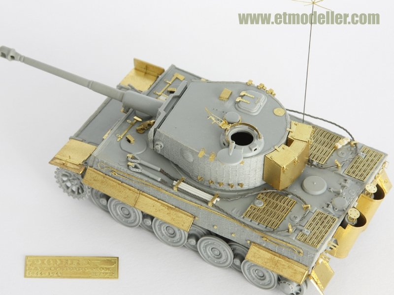 E.T. Model E72-003 WWII German TIGER I Late Production For DRAGON Kit 1/72 – immagine 2