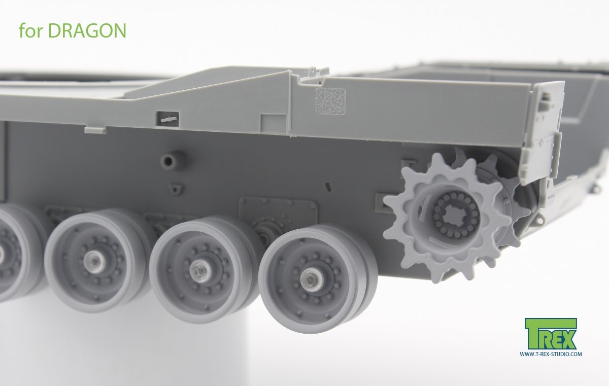 T-Rex Studio TR35003-2 M1 Abrams Sprocket Set A (Active Version) for DRAGON 1/35 – immagine 2