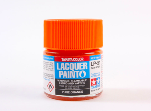 Tamiya 82151 LP-51 Pure Orange 10ml – imagen 3