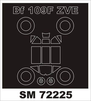 Montex SM72225 Bf 109F ZVEZDA