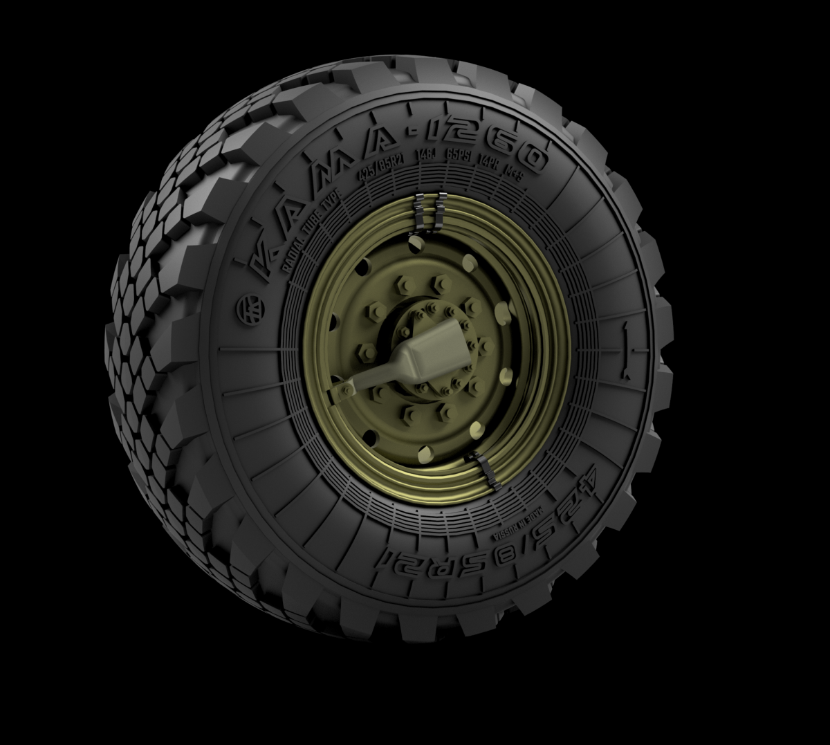 Panzer Art RE35-758 Kamaz M-5450 “Mustang” Road wheels 1/35 – imagen 2