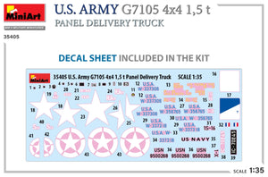 MiniArt 35405 U.S. ARMY G7105 4х4 1,5 t PANEL DELIVERY TRUCK 1/35 – imagen 3