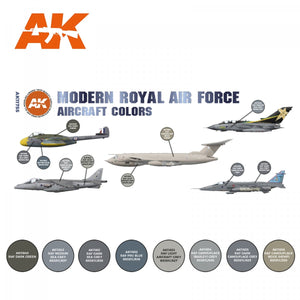 AK Interactive AK11755 MODERN ROYAL AIR FORCE AIRCRAFT COLORS 8x17 ml – imagen 2