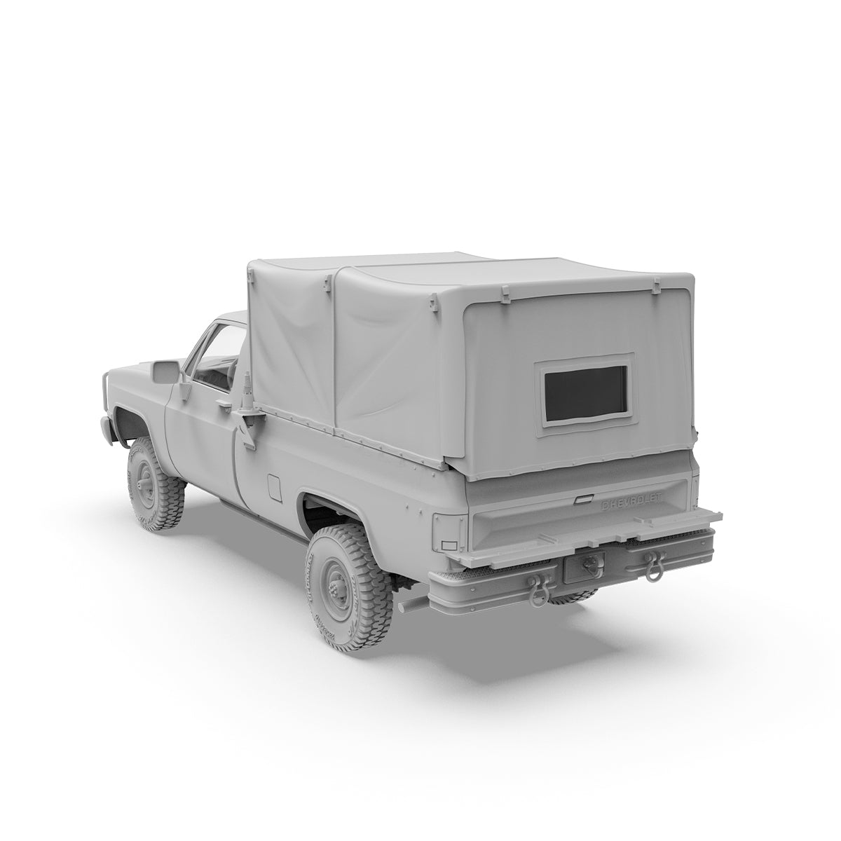 AK Interactive AK35031 M1008 TROOP CARRIER WITH TARP 1/35 – imagen 5