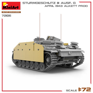 MiniArt 72106 STURMGESCHUTZ III AUSF. G, APRIL 1943 ALKETT PROD. 1/72 – imagen 2