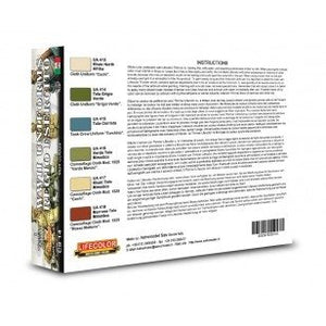 Lifecolor CS14 Acrylic paint set Italian Uniforms Set 1 6x22ml – imagen 2