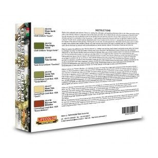 Lifecolor CS14 Acrylic paint set Italian Uniforms Set 1 6x22ml – imagen 2