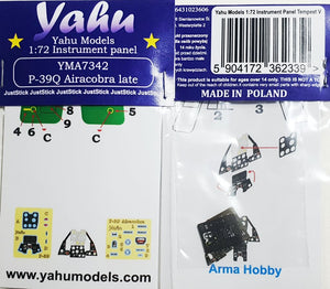Yahu YMA7342 P-39Q Aircobra tardif Arma Hobby 1/72