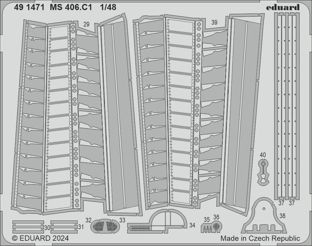 Eduard 491471 MS 406. C1 DORA WINGS 1/48 – imagen 2